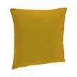 ATMOSPHERA - Coussin déhoussable coton jaune 38x38cm - vignette