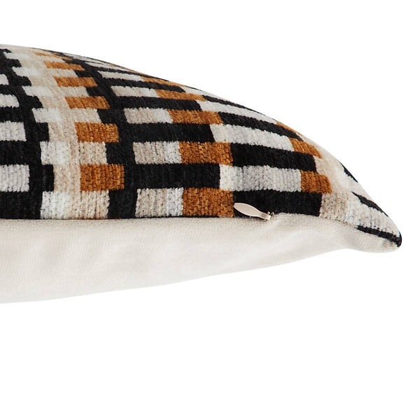 ATMOSPHERA - Coussin "Jangwa" jacquard lin 30x50cm - large