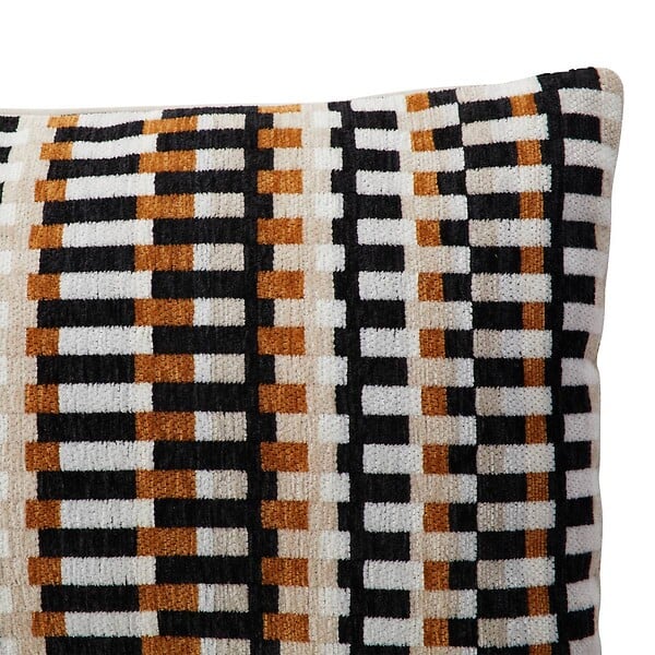 ATMOSPHERA - Coussin "Jangwa" jacquard lin 30x50cm - large