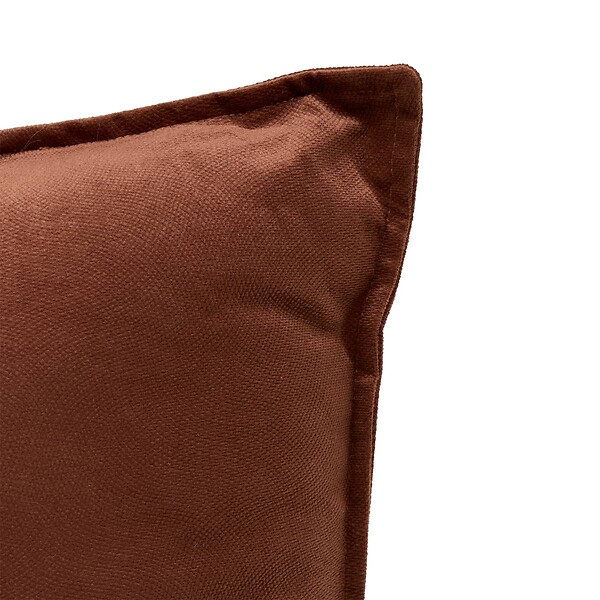 ATMOSPHERA - Coussin Lilou marron tonka 45x45cm - large