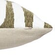 ATMOSPHERA - Housse de coussin Jeni chenille vert kaki 50x30cm - vignette