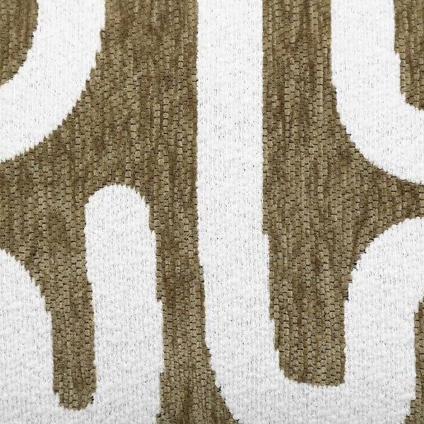 ATMOSPHERA - Housse de coussin Jeni chenille vert kaki 50x30cm - large