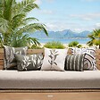 ATMOSPHERA - Housse de coussin d'extérieur Tileo 40x40cm beige - vignette