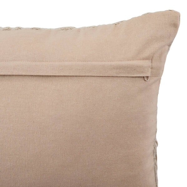 ATMOSPHERA - Coussin motif jacquard "Lehto" coton lin 58x38cm - large