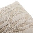 ATMOSPHERA - Coussin motif jacquard "Lehto" coton lin 58x38cm - vignette