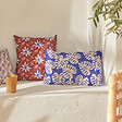 ATMOSPHERA - Housse de coussin d'extérieur "Lahna" terracotta 40x40cm - vignette