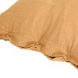 ATMOSPHERA - Coussin rectangulaire "Lili" en gaze de coton 50x30cm marron - vignette