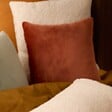 ATMOSPHERA - Coussin Ollis terracotta 38x38cm - vignette