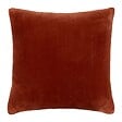 ATMOSPHERA - Coussin Ollis terracotta 38x38cm - vignette