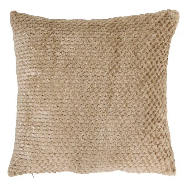 ATMOSPHERA - Coussin Lyno beige lin 40x40cm - large