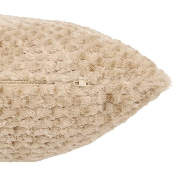 ATMOSPHERA - Coussin Lyno beige lin 40x40cm - large