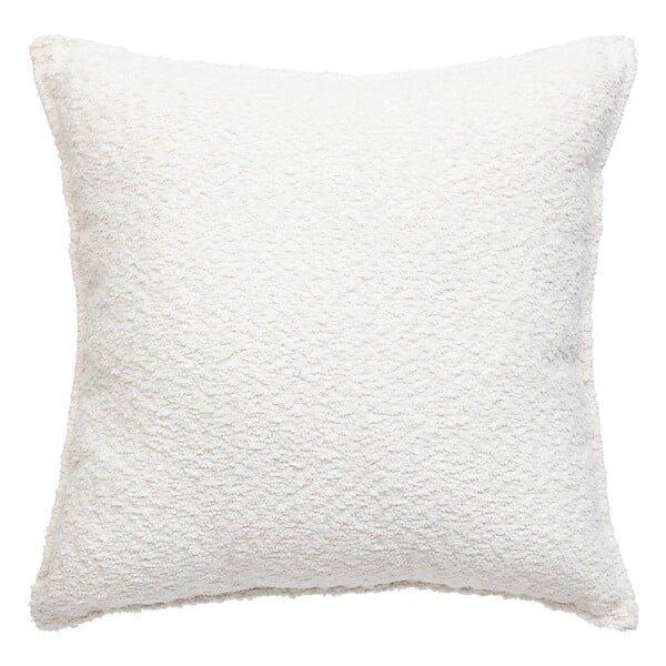 ATMOSPHERA - Coussin bouclette Soana blanc ivoire 45x45cm - large