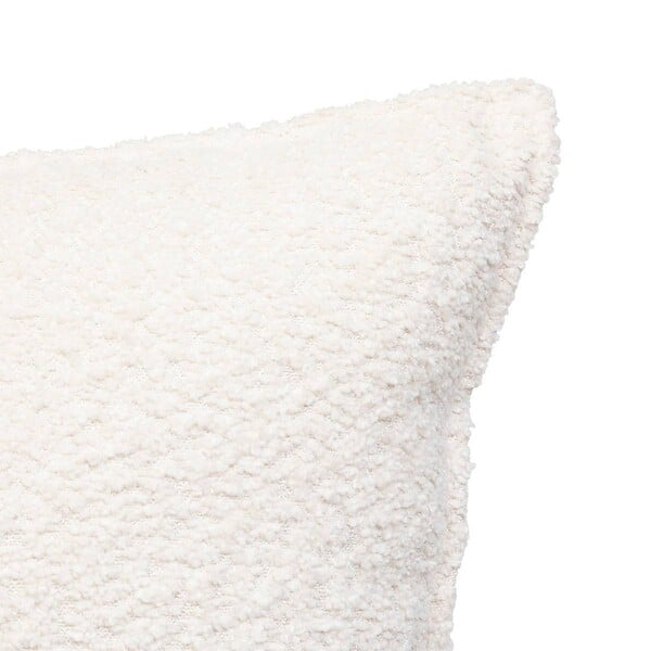 ATMOSPHERA - Coussin bouclette Soana blanc ivoire 45x45cm - large