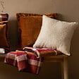 ATMOSPHERA - Coussin bouclette Soana blanc ivoire 45x45cm - vignette