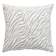 ATMOSPHERA - Housse de coussin Jeni chenille beige lin 40x40cm - vignette