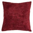 ATMOSPHERA - Coussin Lyno rouge grenat 40x40cm - vignette