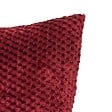 ATMOSPHERA - Coussin Lyno rouge grenat 40x40cm - vignette