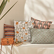 ATMOSPHERA - Housse de coussin d'extérieur "Talia" vert céladon 40x40cm - vignette
