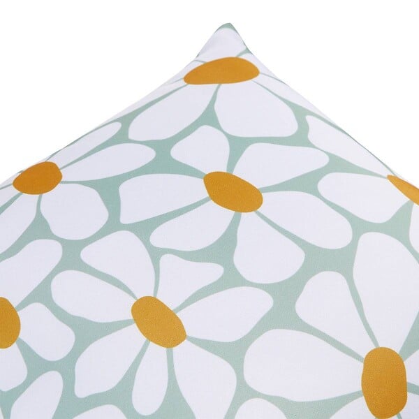 ATMOSPHERA - Housse de coussin d'extérieur "Talia" vert céladon 40x40cm - large