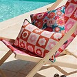ATMOSPHERA - Coussin d'extérieur Cha cha pop 30x50cm rose - vignette