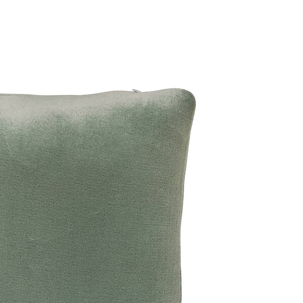 ATMOSPHERA - Coussin Ollis vert céladon 38x38cm - large