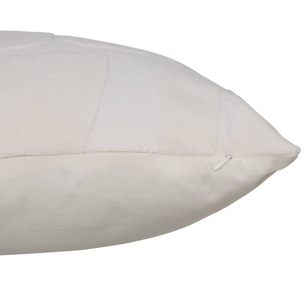 ATMOSPHERA - Coussin Delor 40x40cm blanc - large