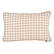 ATMOSPHERA - Coussin Groove 50x30cm vichy beige lin - vignette