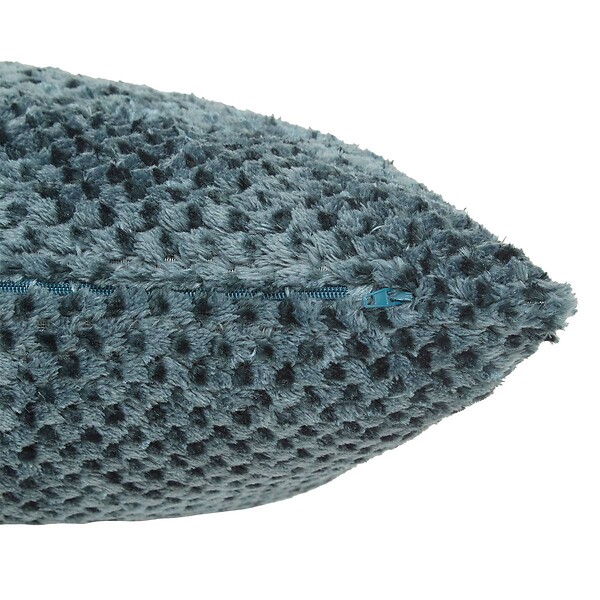 ATMOSPHERA - Coussin Lyno bleu 40x40cm - large