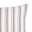 ATMOSPHERA - Coussin Groove 40x40cm rayé beige lin - vignette