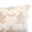 ATMOSPHERA - Coussin "Luna" jacquard velours lin 40x40cm - vignette