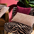 ATMOSPHERA - Coussin Tigris beige lin 50x30cm - vignette