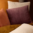 ATMOSPHERA - Coussin Ollis violet clair 38x38cm - vignette