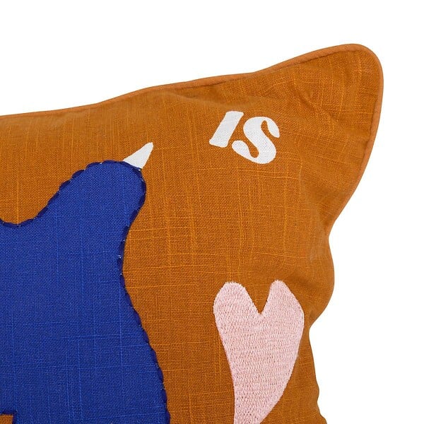 ATMOSPHERA - Coussin Libertad 58x38cm terracotta - large