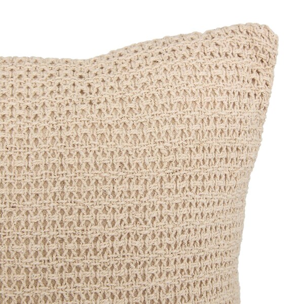 ATMOSPHERA - Coussin Oceania 40x40cm beige - large