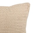ATMOSPHERA - Coussin Oceania 40x40cm beige - vignette