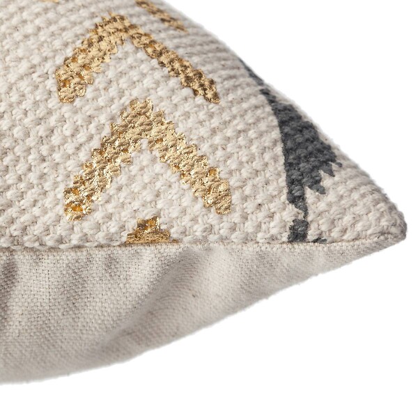 ATMOSPHERA - Housse de coussin "Etnik" gris 40x40cm - large
