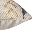 ATMOSPHERA - Housse de coussin "Etnik" gris 40x40cm - vignette