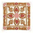 ATMOSPHERA - Coussin brodé Sienna 45x45cm - vignette
