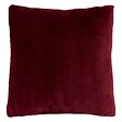 ATMOSPHERA - Coussin Ollis rouge grenat 38x38cm - vignette