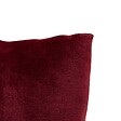 ATMOSPHERA - Coussin Ollis rouge grenat 38x38cm - vignette