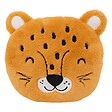 ATMOSPHERA - Coussin enfant panthère marron 30x30cm - vignette