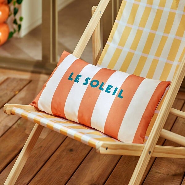 ATMOSPHERA - Coussin d'extérieur Poolside 30x50cm terracotta - large