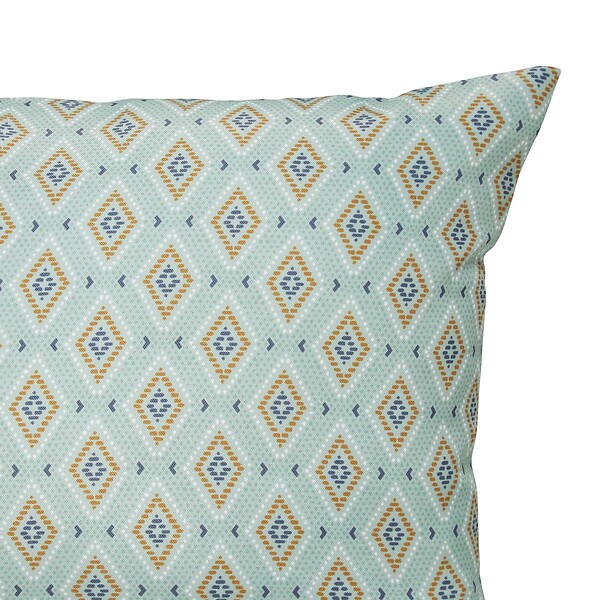 ATMOSPHERA - Housse de coussin d'extérieur "Lilio" vert céladon 30x50cm - large