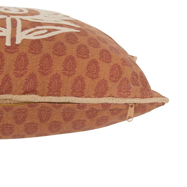 ATMOSPHERA - Housse de coussin Sienna 40x40cm rose foncé - large