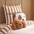 ATMOSPHERA - Coussin Scott marron 36x24cm - vignette