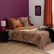 ATMOSPHERA - Coussin Lynra noir 40x40cm - vignette