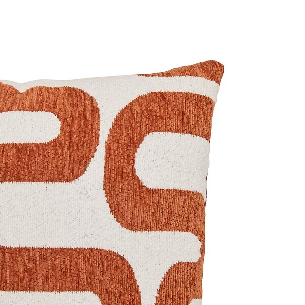 ATMOSPHERA - Coussin Safina terracotta 40x40cm - large