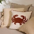 ATMOSPHERA - Coussin brodé Oceania 45x45cm blanc - vignette