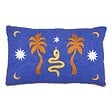 ATMOSPHERA - Coussin Libertad 30x50cm bleu indigo - vignette