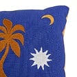 ATMOSPHERA - Coussin Libertad 30x50cm bleu indigo - vignette